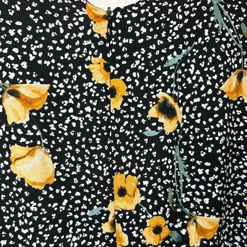 Great Jones Faux Wrap Long Dress sz.6 - Picture 5 of 6